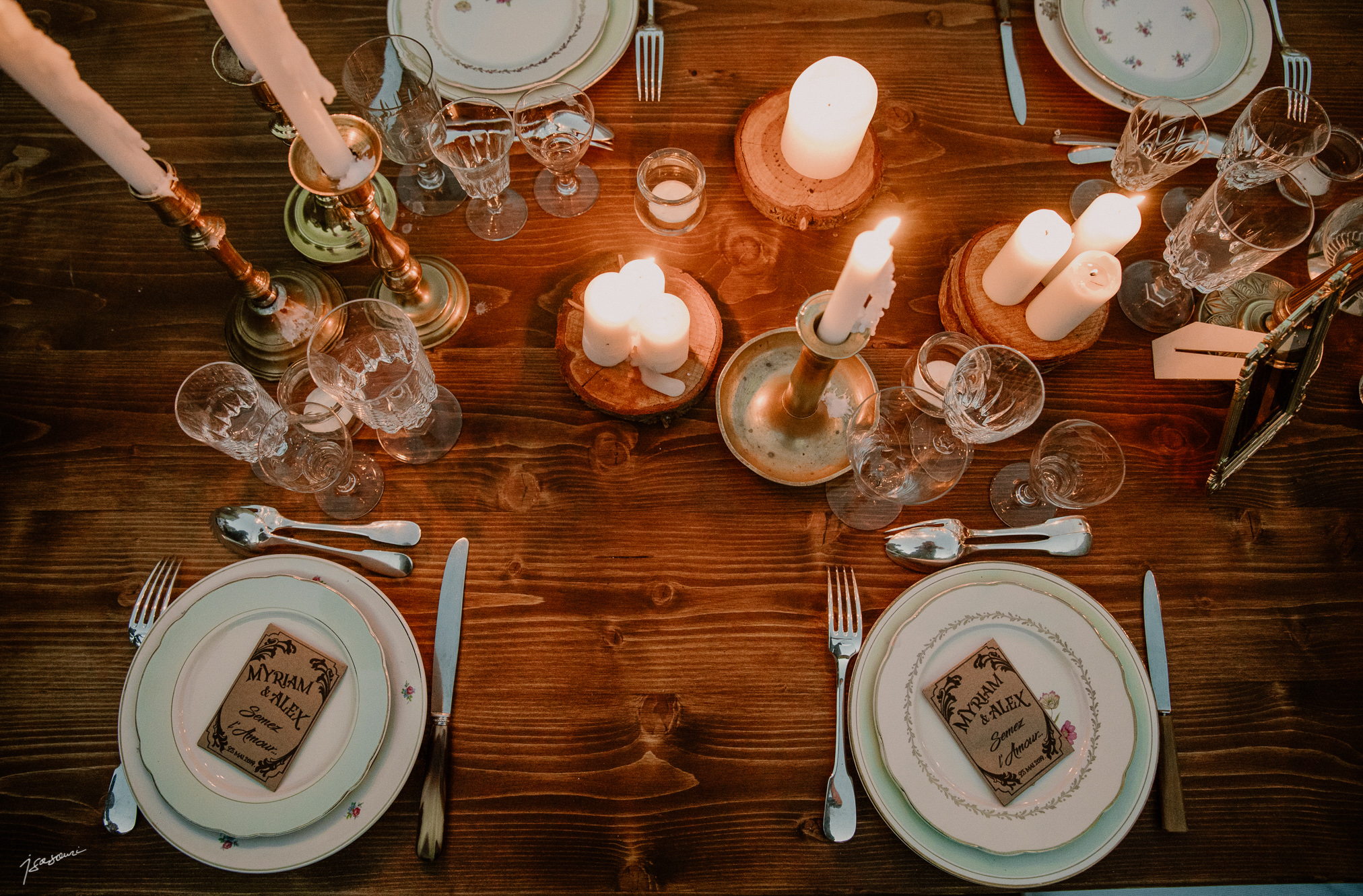 diner extérieur - location mobilier en bois mariage champetre boheme- wood stock reception - gers - sud ouest - Château de Poudenas